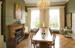 Dining room - photos inside the new home of George and Amal Clooney in the English countryside.jpg